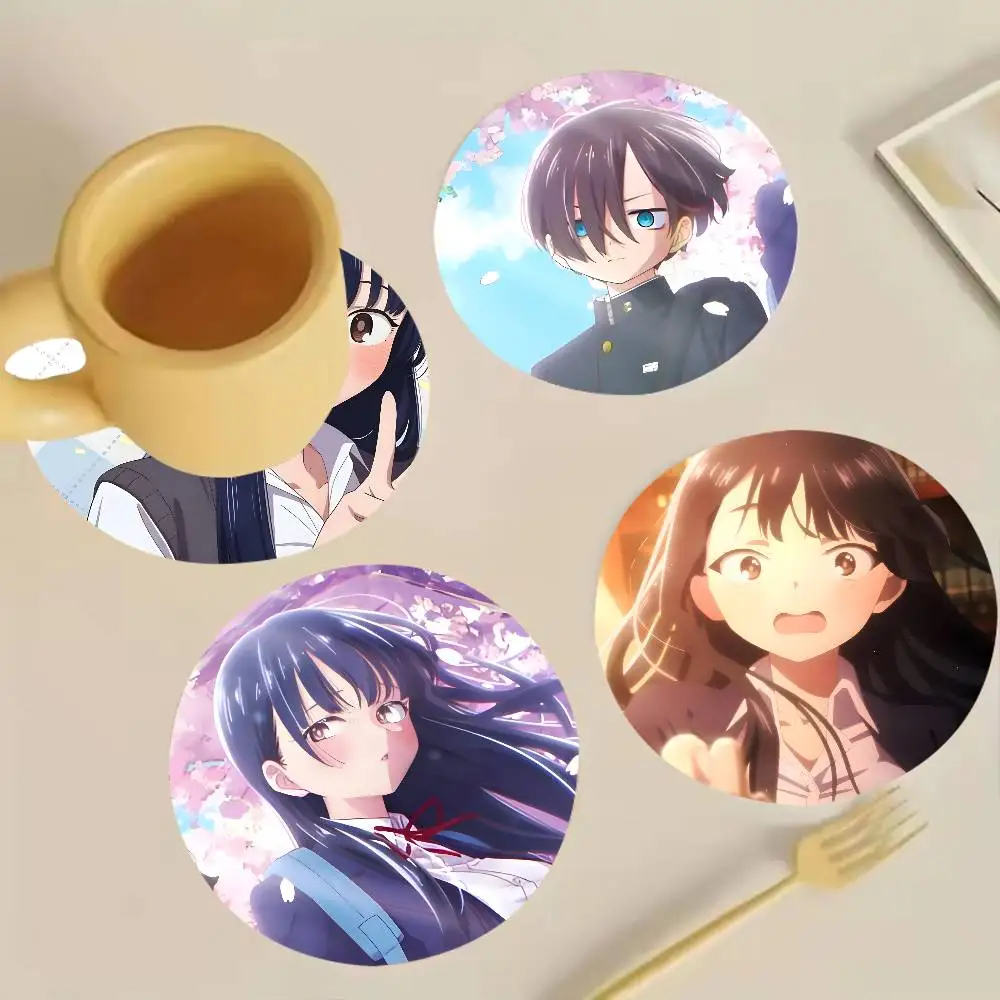 The Dangers in My Heart Heat-Resistant Pine Coasters Lightweight Sturdy for All Drinkware Easy to Clean