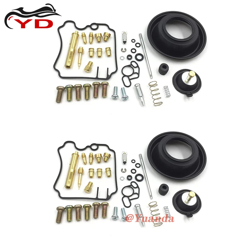 2 zestawy do Yamaha TDM850 1991 1992 1993 1994 1995 1996 1997 1998 1999 Zestaw naprawczy gaźnika do motocykli