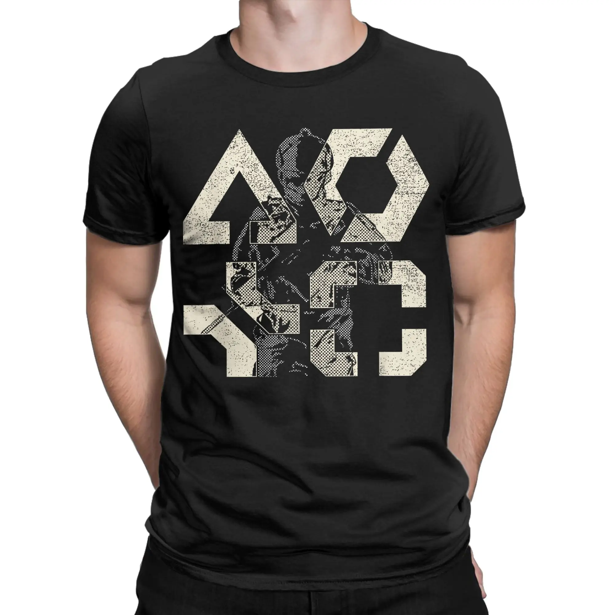 Vintage Battlefield Class Soldier Game BF6 T-Shirts for Men Crew Neck T Shirt Army Camo Short Sleeve Tees Graphic Clothes