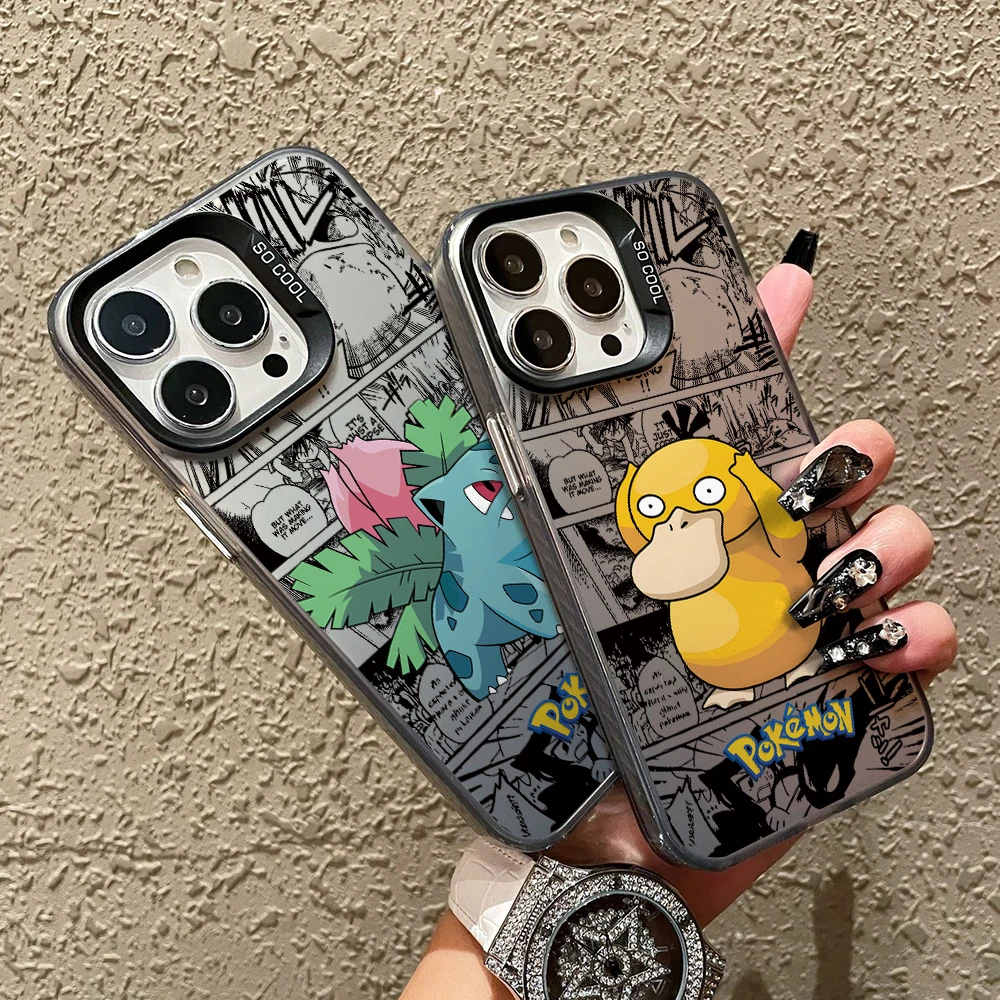 Bulbasaurs Psyducks Pikachus Phone Case for Samsung Galaxy A55 A54 A53 A52 A51 A50 A35 A34 A33 A30 A16 A15 A13 4G 5G Hard Cover