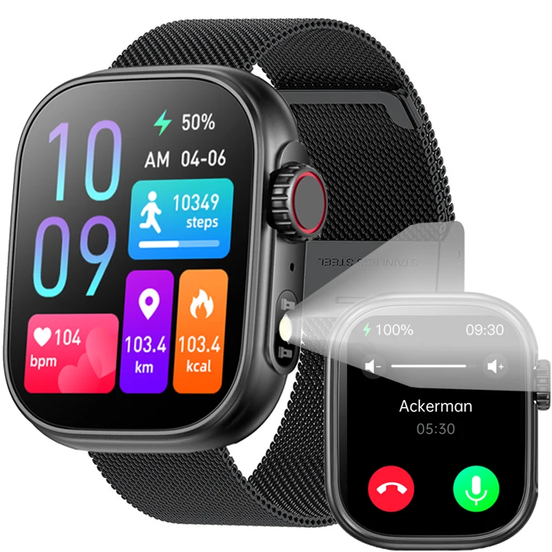 

2024 Waterproof Heart Rate Fitness Blood Pressure Monitor Health Sport HD Screen Smart Watch ZW39 Smartwatch