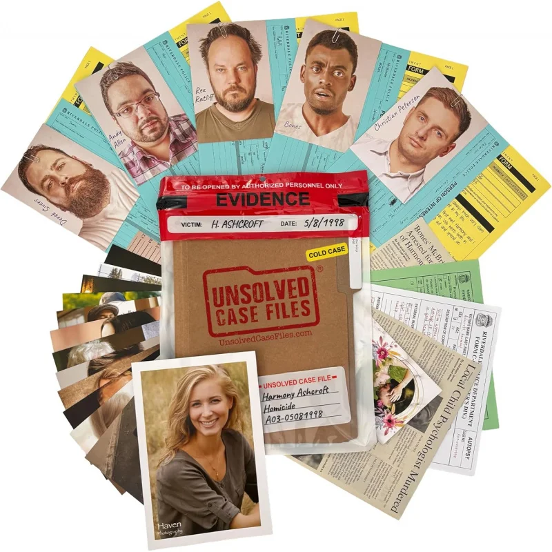 

Нераствованные файлы | Настольная игра Cold Case Murder Mystery Detective — может вы решение преступление Кто убитая гармония