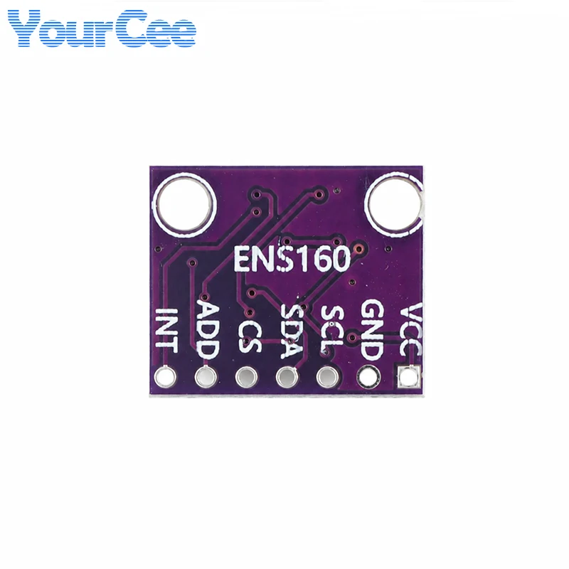 10pcs/1pc ENS160 Carbon Dioxide CO2 ECO2 TVOC Air Quality Monitor Detector Board I2C SPI Gas Sensor Module