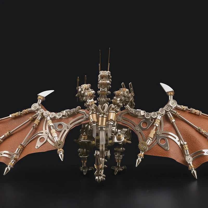 Yemo Dragon Modello in metallo Figurina da collezione Decorazioni per il desktop Regalo di festival di artigianato di fascia alta