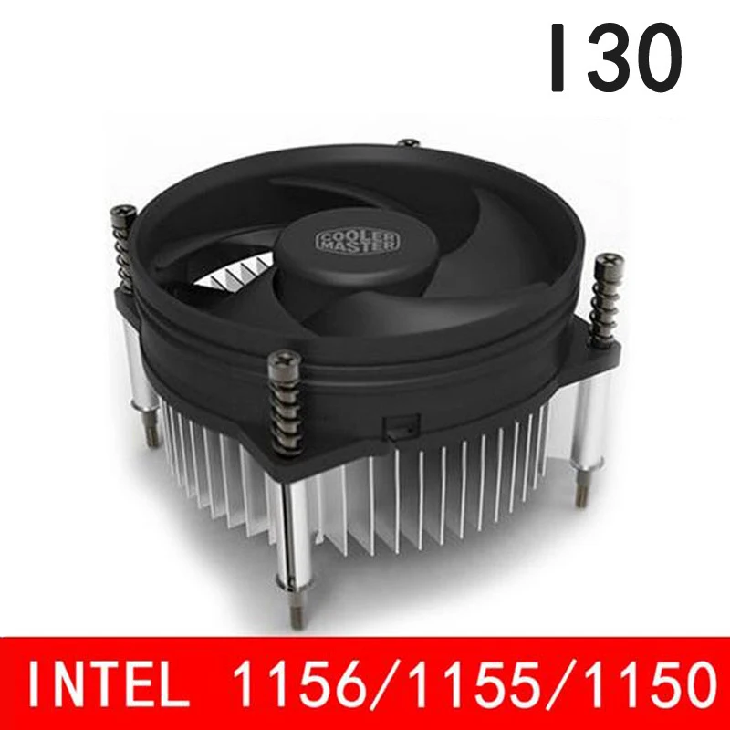 I30 CPU Heatsink Supports 1155 1150 H61 H110 Desktop CPU Fan