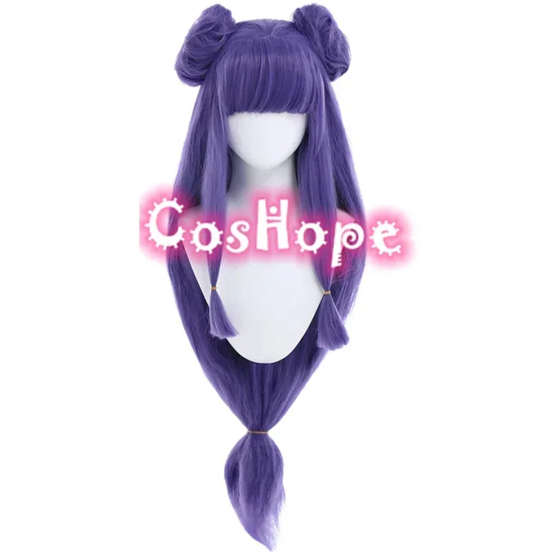 

2025 1⁄2 Шампунь Ranma Nibun-no-Ichi Женский длинный фиолетовый парик Косплей Аниме Парики Термостойкие синтетические W