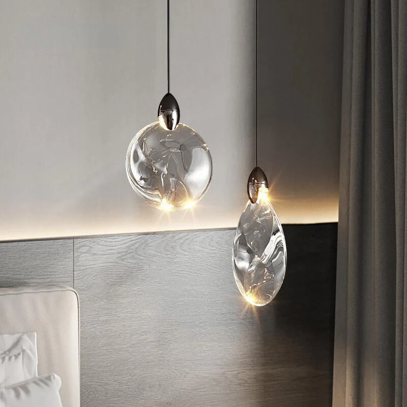

Hanging Light Suspension Type Crystal Pendant Lamp Kitchen Living Room Restaurant Bedroom Luxury Decoration LED Pendant Lights
