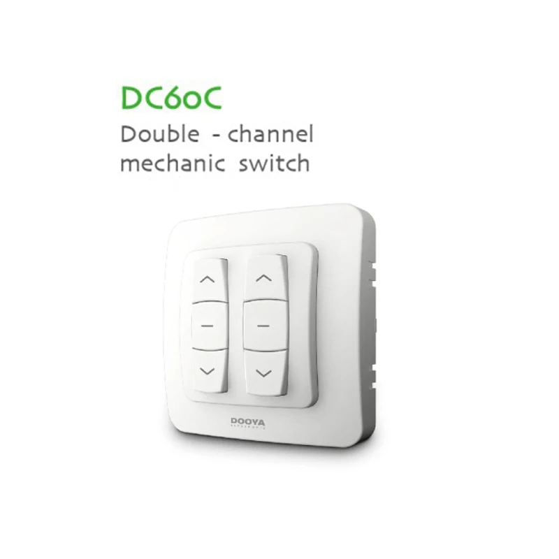 

Оригинальный двухканальный механический переключатель Dooya DC60C для электрических штор, электрических рольставней