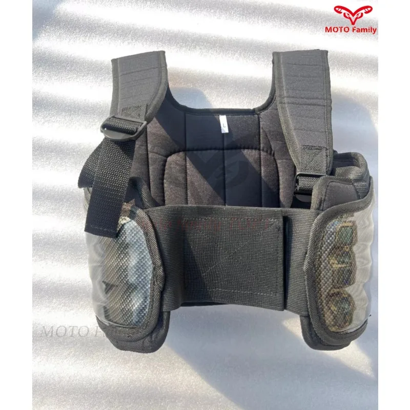 Kart Race Carbon Fiber Pattern Racing Rib Protection Armor Chest Neck Protection Vest Rib Protection Pad accesoire moto