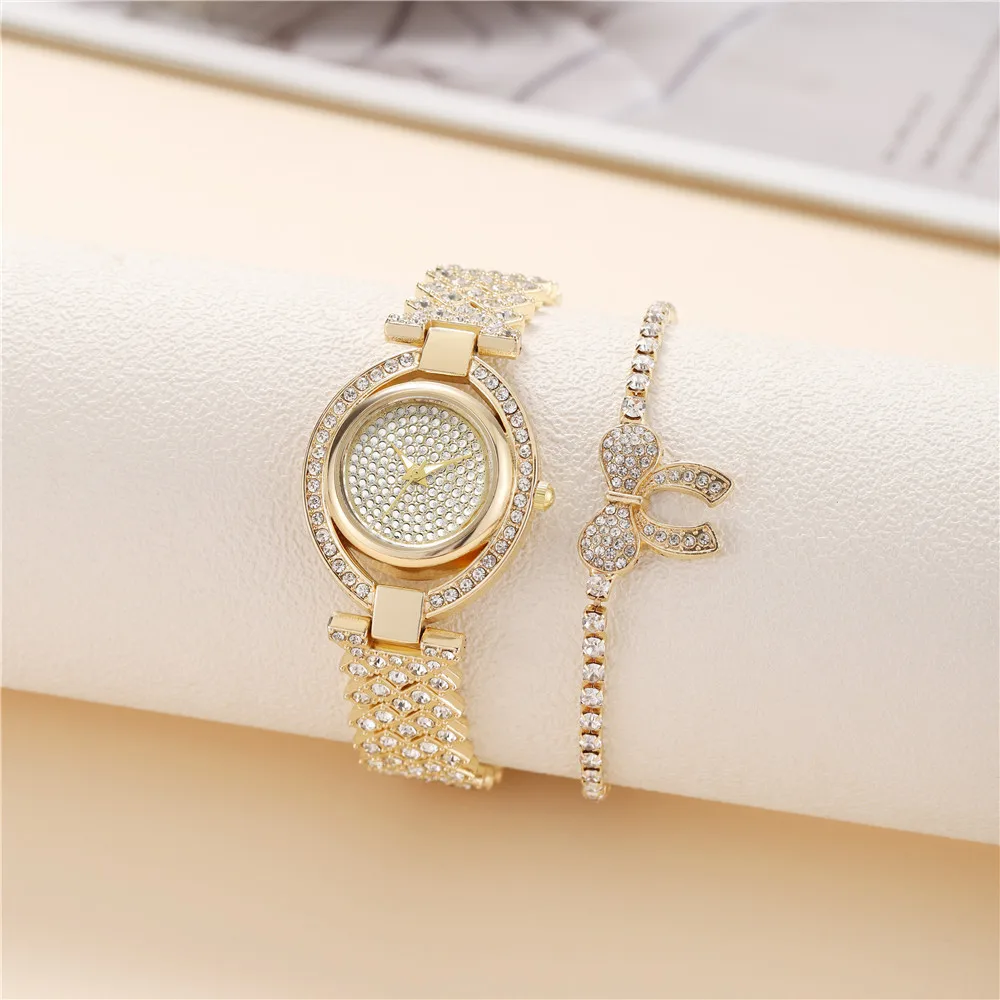 Luxury Rhinestone Full Star Ladies Luxury Watch 2023 New Temperament Bracelet Fashion Watch Ladies