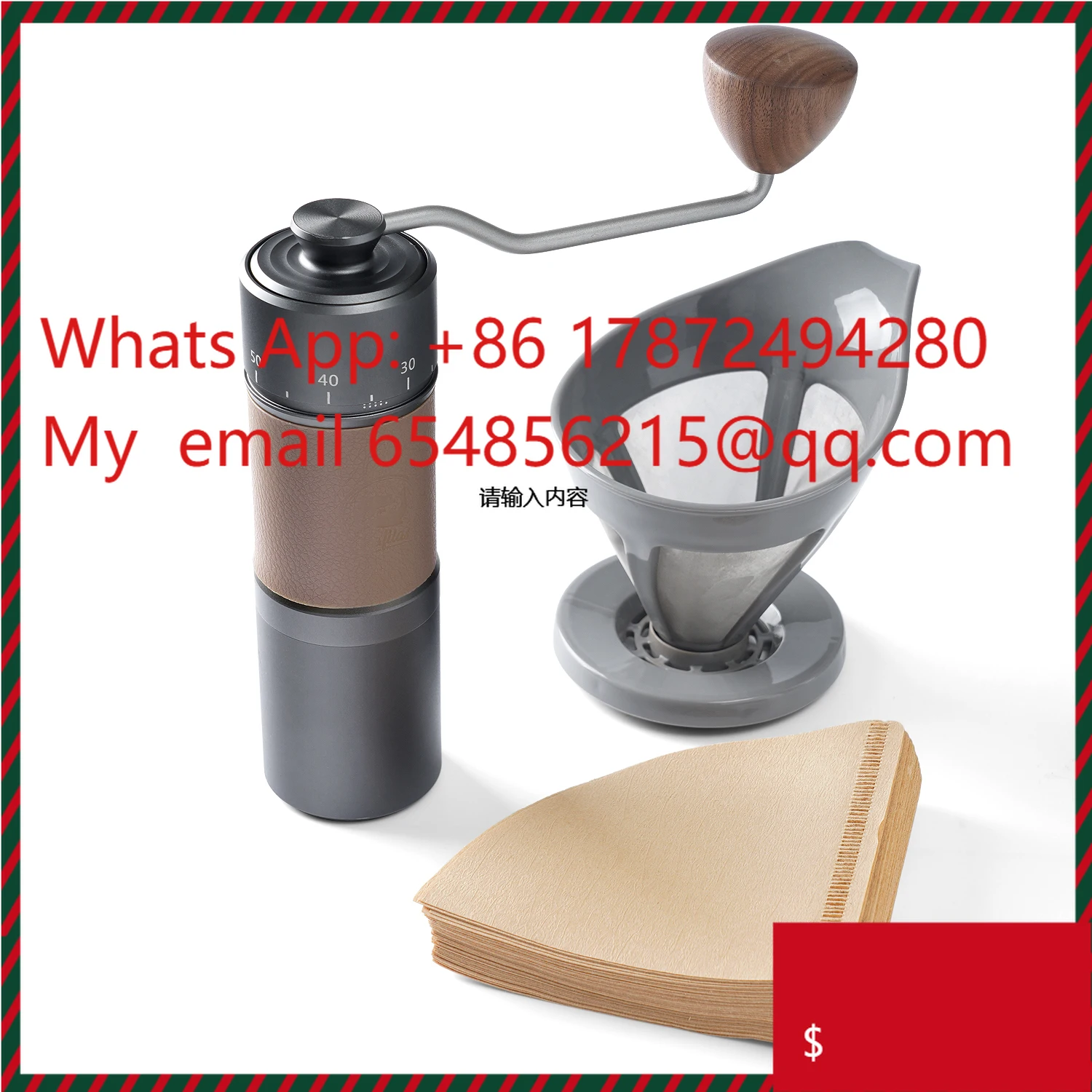 Manual Exterior Coffee Grind Bean Ultimate l Burr Coffee Grinder Manual Titanium Manual Height Adjustable Grinder
