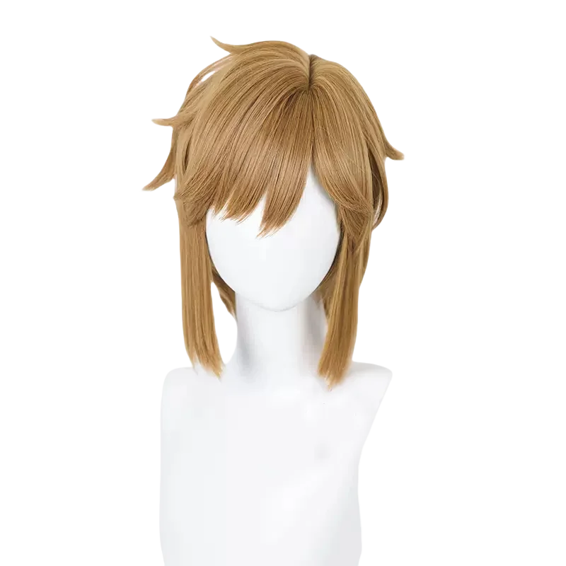 High Quality Link Wig Cosplay  Blonde Brown Wig Cosplay Anime Wigs Heat Resistant Synthetic Wigs Halloween Wigs