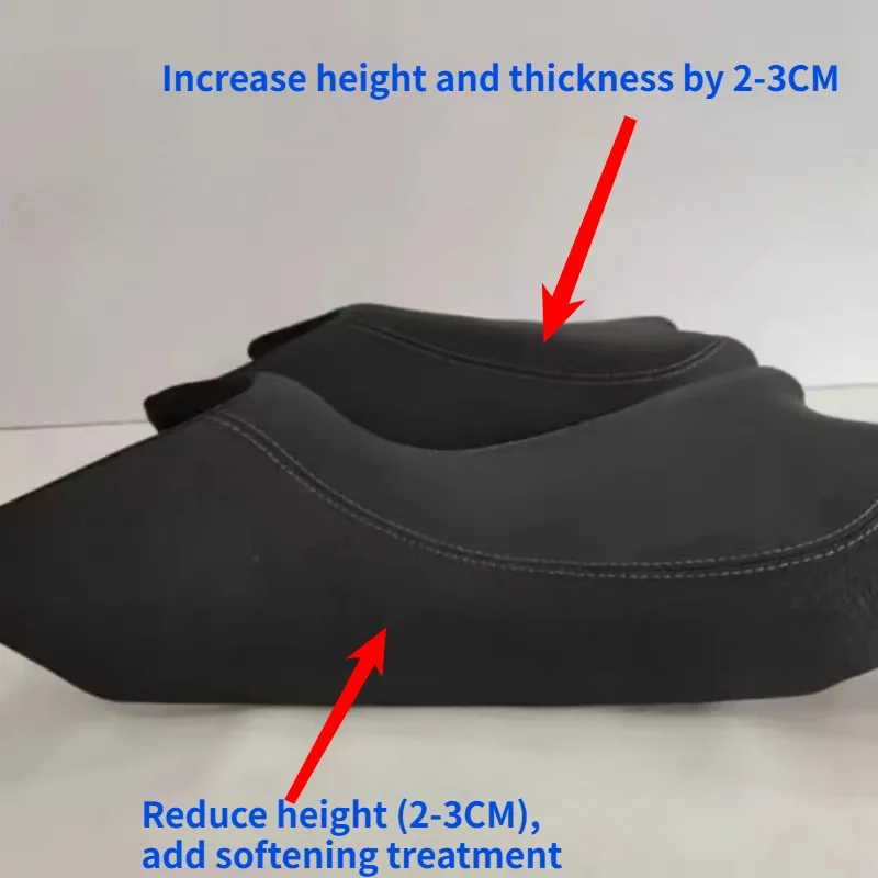 For QJMOTOR SRK600RS motorcycle seat cushion modification accessories, increase height, thicken, soften, and reduce height