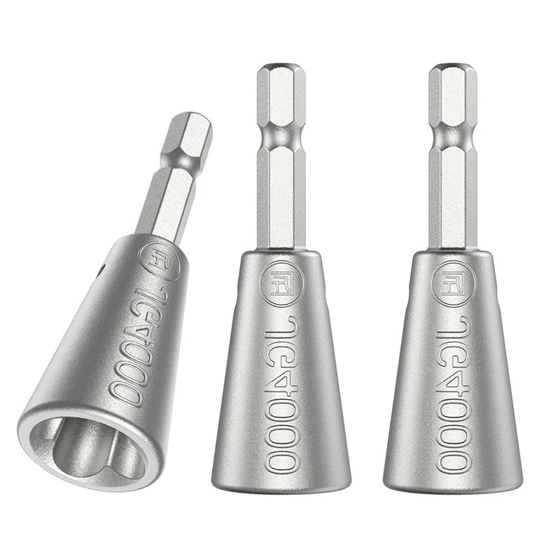 ABMO Wire Connector Driver With 3 Pcs Fast Wire Twister Tool For Drill, Electrical Nut Twister For Impact Featuring 1/4 Chuck
