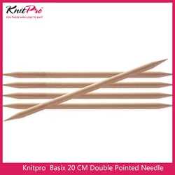 1 piece Knitpro Basix Birch 20 cm  Double Pointed Needle