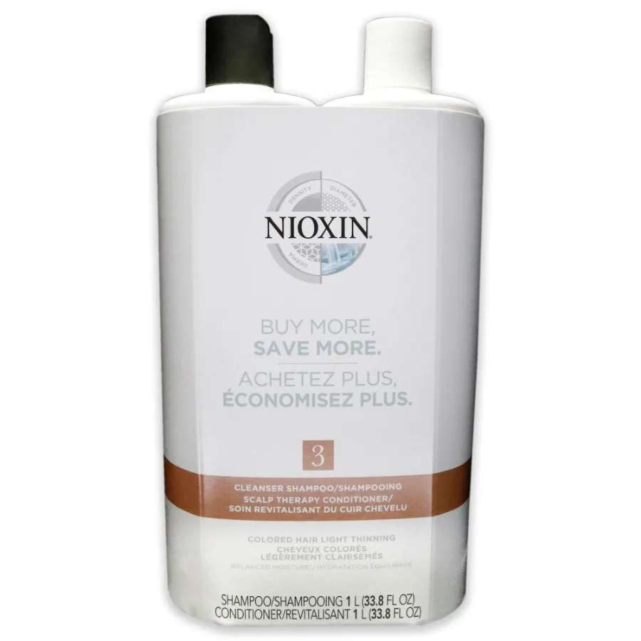 System 3-Set von Nioxin für Unisex 33.8 oz Shampoo; Spülung