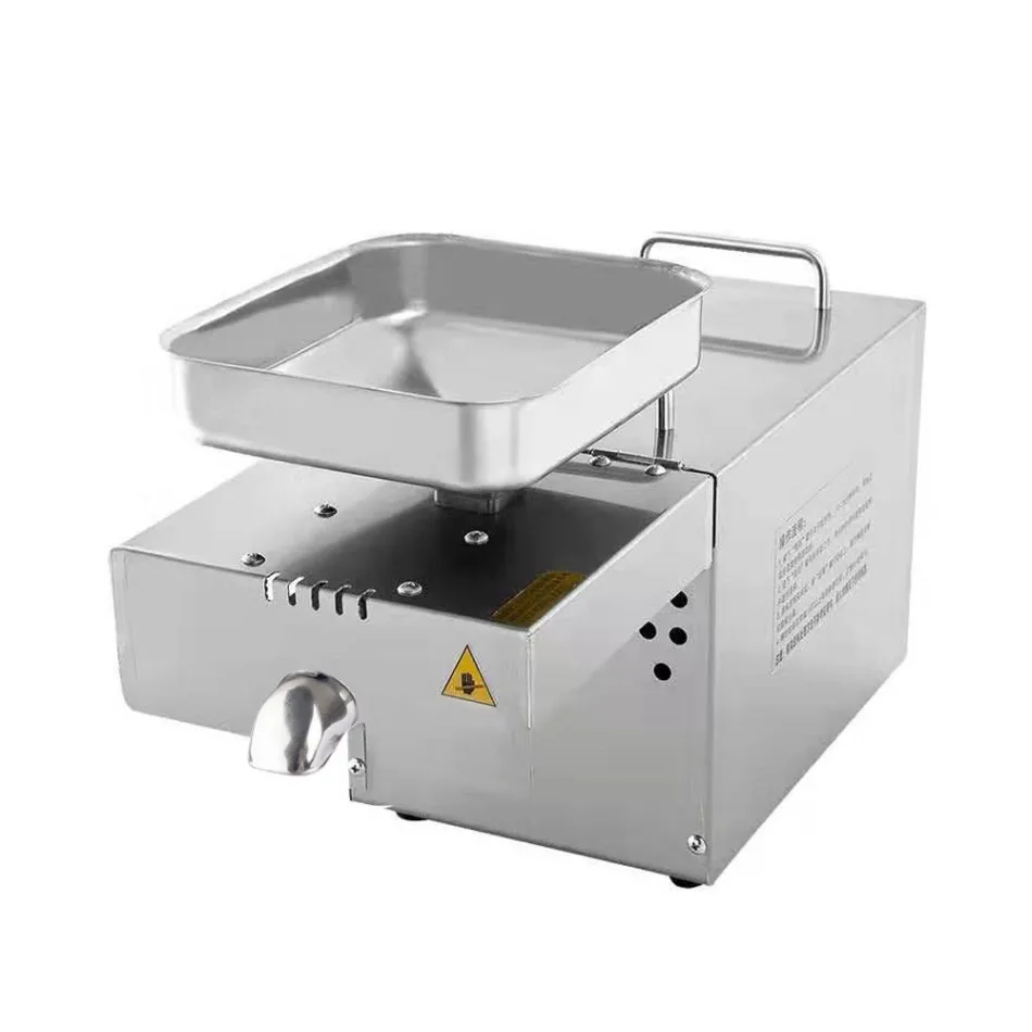 Automatic Oil Extractor Intelligent Temperature Controlled Stainless Steel Oil Press Machine For Cold/Hot Squeeze Heating