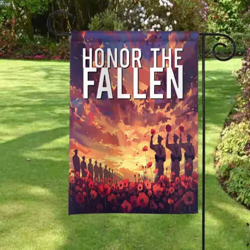Memorial Day Garden Flag, Honor The Fallen Double Sided Yard Outdoor Decor VVL YYX EEZ