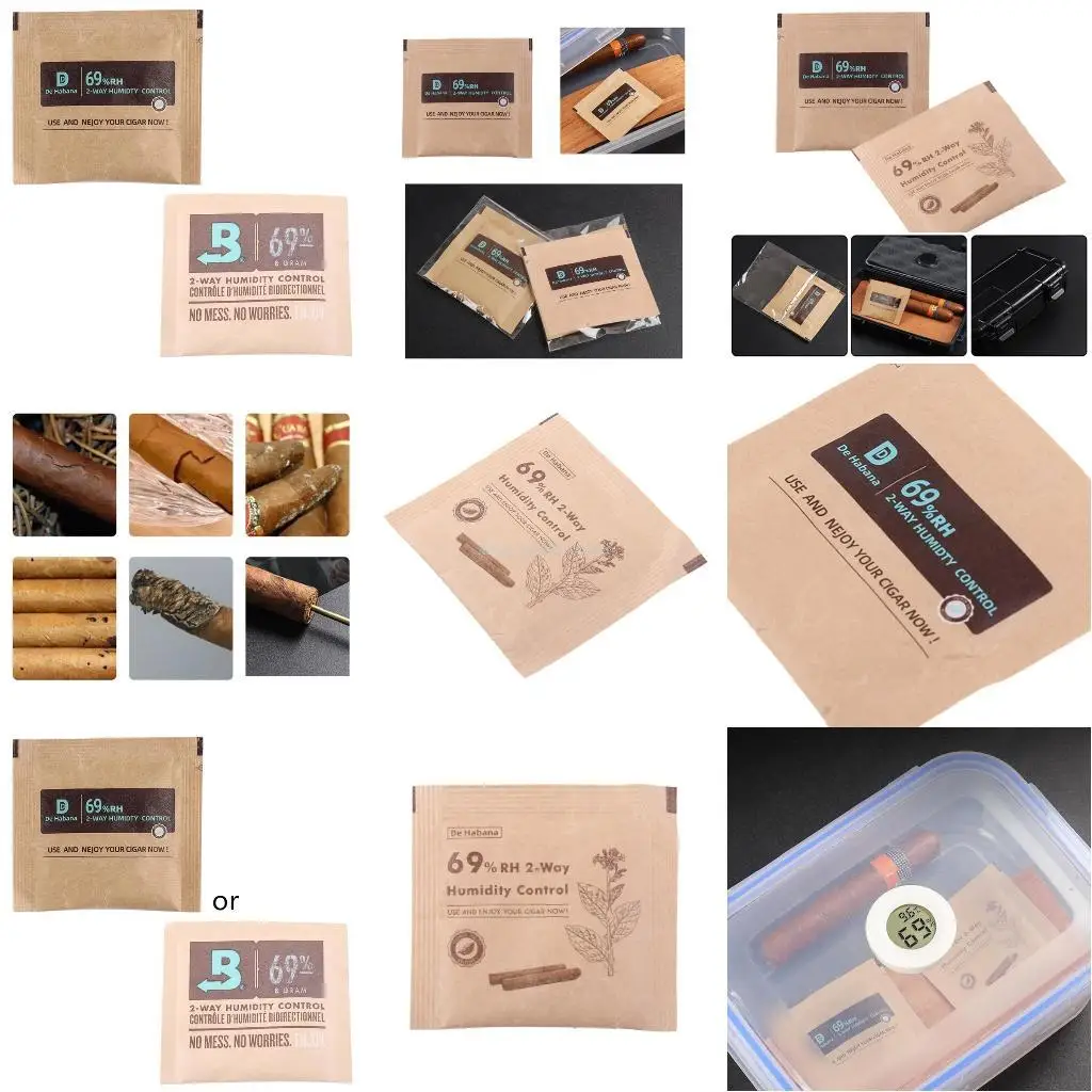 

2025 Новый 8G 69% RH 2-way Phorgy Control для сигар Увлажняющий Увлажняющий пакет