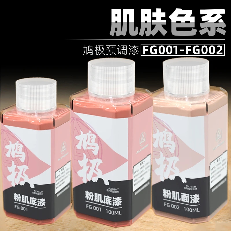 Paint Pigment Skin Color No Dilution Painting Coloring Model Tools Premix Oiliness GUNPLA Military FG001-002 50ml