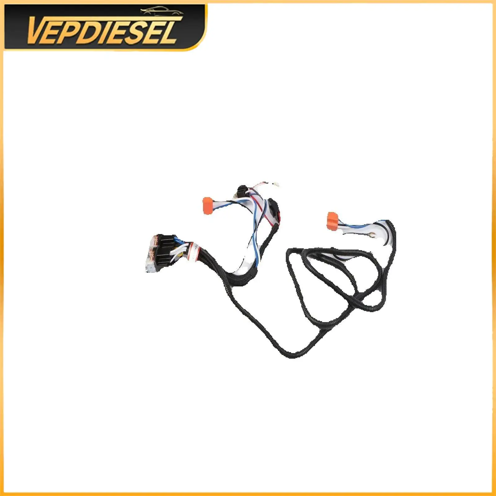 

H4 Negative-Switched LED Headlight Relay Wiring Harness Plug Kit for Jaguar BMW Alpine