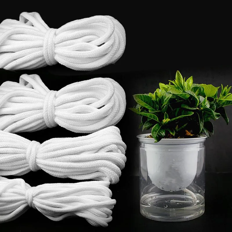 Self Watering Wick Cotton Ropes for Plant Flower Pots Absorbent Cord String Lazy Automatic Drip Irrigation Garden Supplies