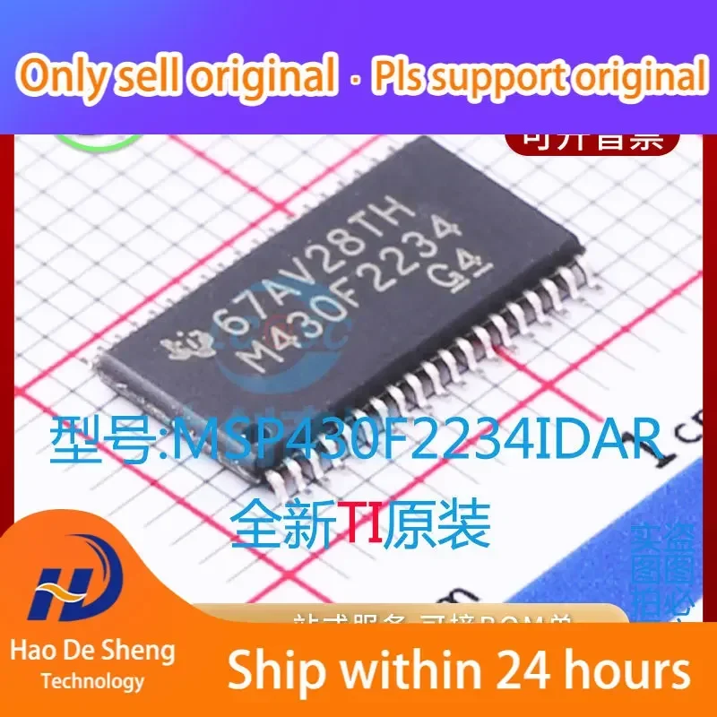 

10 шт./лот MSP430F2234IDAR Logo M430F2234 TSSOP38, новый оригинал в наличии, Power bank