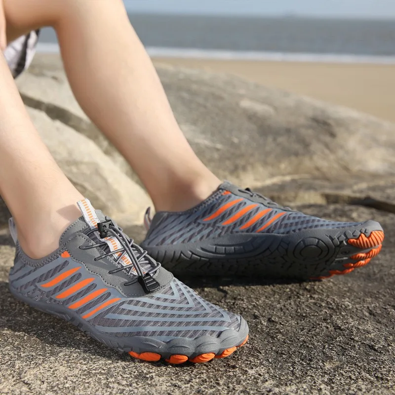 Unisex Barefoot Shoes 2025 Summer New Beach Sandals Outdoor Wading Shoes for Men Women Gym Sport Shoes Fishing Surfing Sneakers