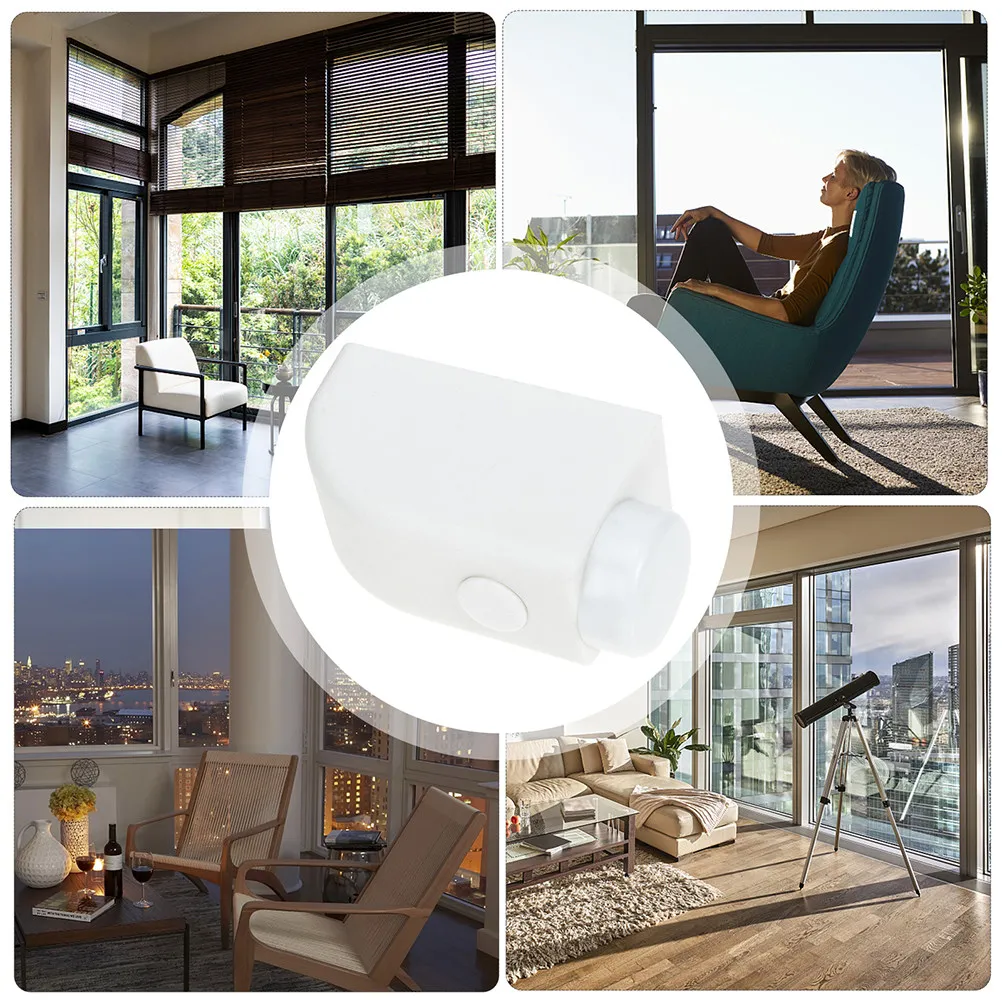 

4Pcs Window Safety Heavy Duty Scratch Resistant Sliding Doors Security Latch Indoor Ventilation Childproofing Home