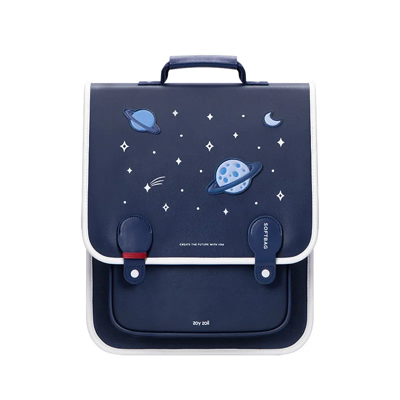 Xiaomi Elementary School Students Retro Schoolbag Boys Girls Children Backpack Spine Care Stress Reduction Backpack Square Bag