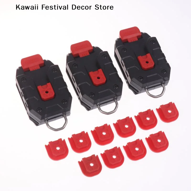【K】1/3/6pcs New Universal Tape Measure Quick-hanging Belt Clip for Tajima  Digital Measuring Tape Laser Man Gift