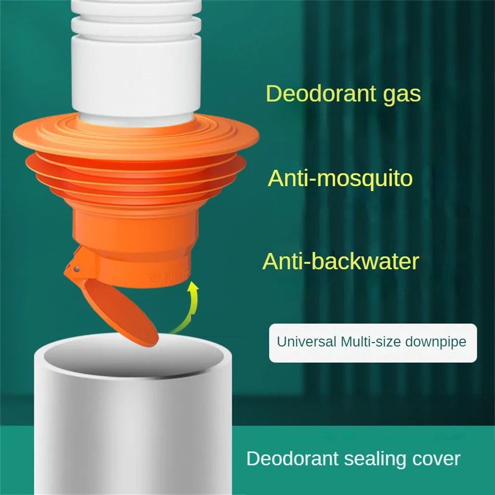 Anti-smell Proof Floor Deodorant Core Kitchen Sink Floor Drain Valve Odor-resistant Trap Siphon Bathtub Plug Kitchen Tool