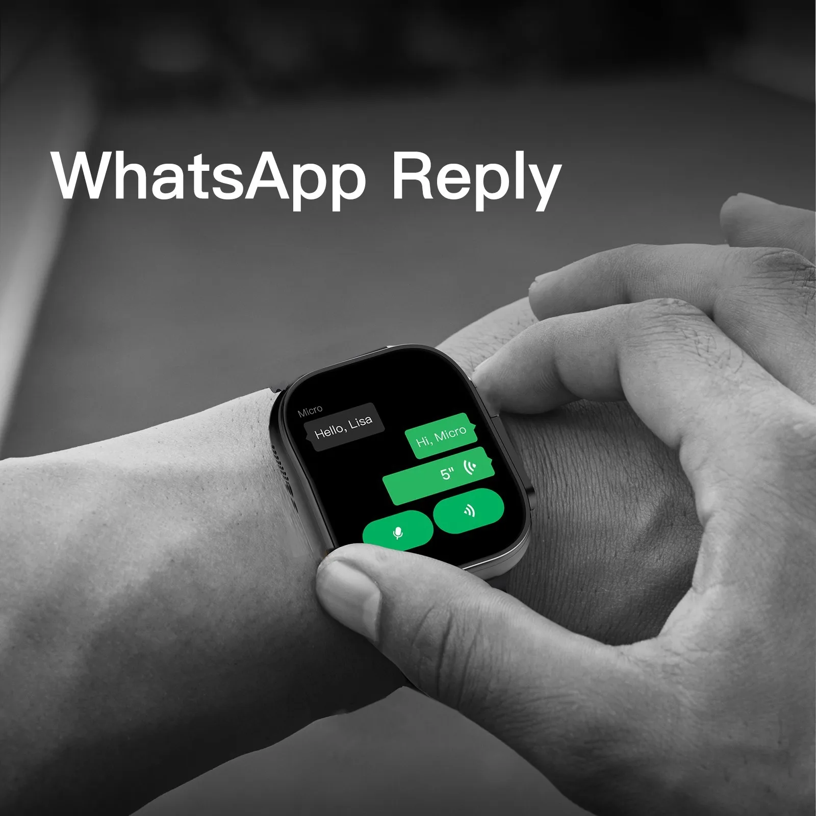 Whatsapp Quick Replies Ultra5 Smart Watch Microwear Watch Ultra3 U5ultra 49mm GPS Sport Tracking Smartwatch
