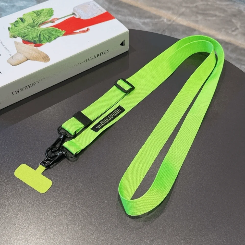 

Double Buckle Mobile Phone Lanyard Long Crossbody Halterneck Style Anti-Loss Phone Bag Pendant Attachment Sturdy Design