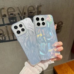X7 X6A X8A Case IMD Gradient Laser Feather Ripples Patterned Soft Cover For Honor X8B X7A X5 X6 Capa Slim Cellur Phone Coque