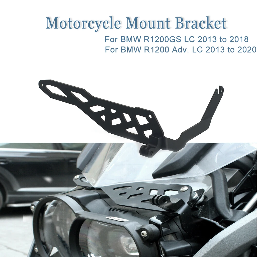 

Motorcycle Cam Rack Bracket Sports Camera VCR Mount Brackets For BMW R1200GS LC R1200 Adventure LC GS 1200 2013 - 2020 2019 2018