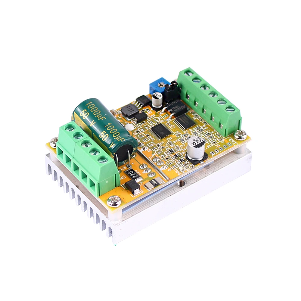 

BLDC Three-phase Brushless DC Hall Motor Drive Board 380W Motor Speed Controller PWM Motor Governor DC6.5-50V DC Motor Regulator