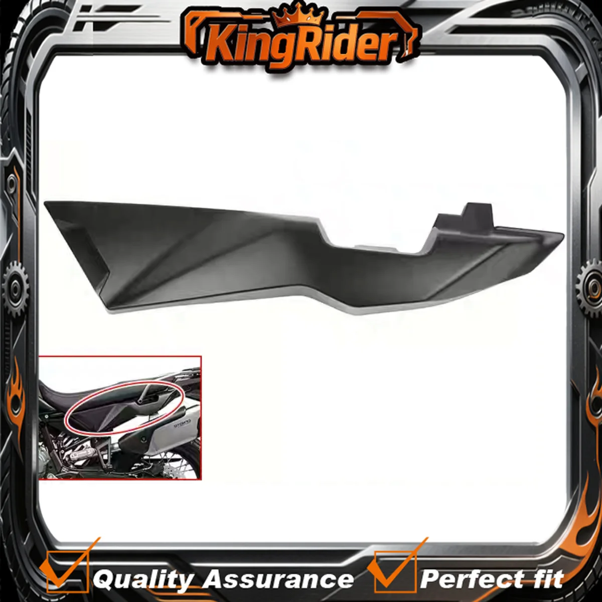 Motorcycle accessories plastic shell decorative cover taillight left and right guard plate chain cover Fit For 800MTX 800MT-X