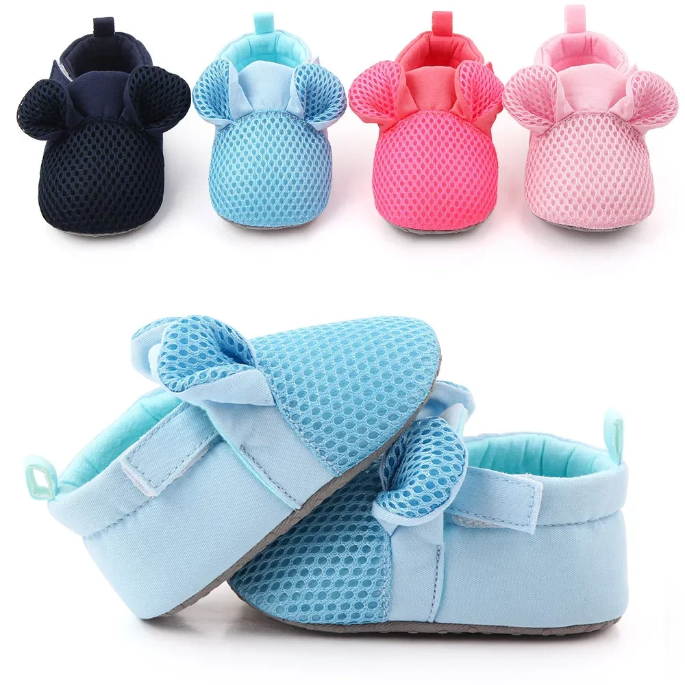 Spring and summer new big ears baby net shoes breathable toddler shoes factory direct sales 2391