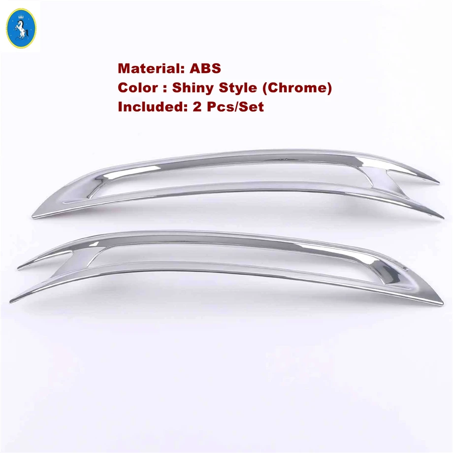 

Chrome Rear Bottom Foglight Eyelids Fog Light Brow Eyebrow Stripes Cover Trim Accessories For Honda Civic 11th 2022 2023 2024