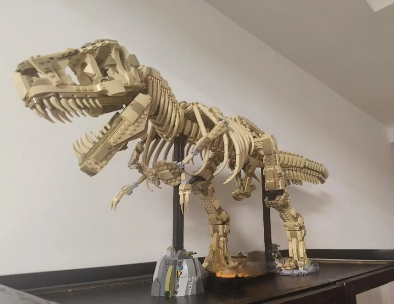 

Креативный парк мир динозавров T-Rex окаменелости тираннозавр рекс наборы кирпичей для мальчиков и детей рождественские подарки