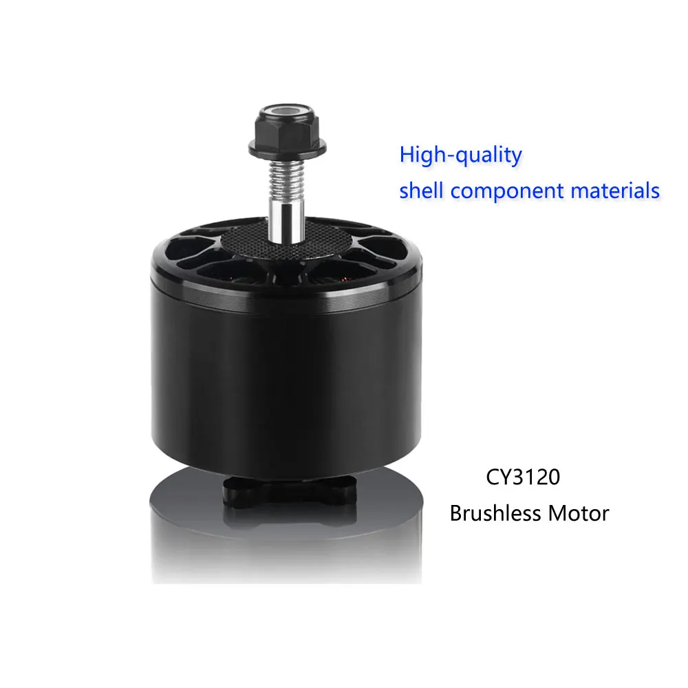 YAHREE CY3120 12N14P ブラシレスモーター FPVドローン用 500KV 700KV 9～11インチプロペラ アクティブ冷却システム 金属素材
