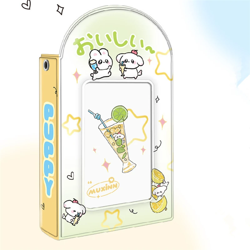 KPOP Photo Card 3 Inch Photo Album Idol Album Postcard Collector Card Photo Card Binder Lomo Card Organizer Binder Photocards