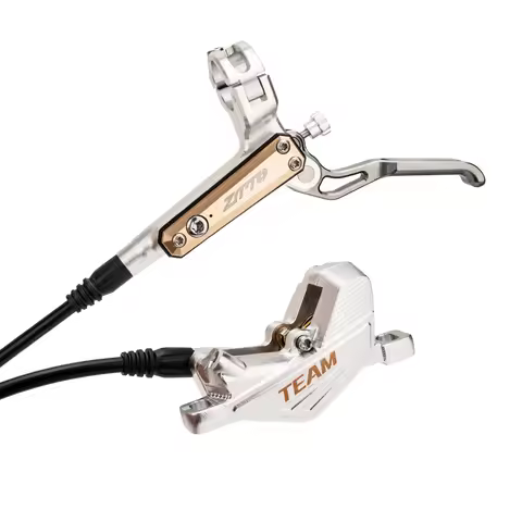 ZTTO MTB E-bike 4 Piston Hydraulic Disc Brake Team Series 2.3mm Rotors Full Meatal Pad Mineral Oil For AM Enduro DH Bike