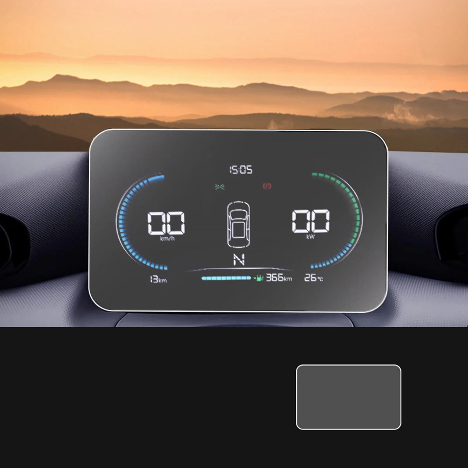 

For Leapmotor T03 2023-2025 Screen Protective Film Anti-Scratch Anti-fingerprint Anti-reflective Light Accessories