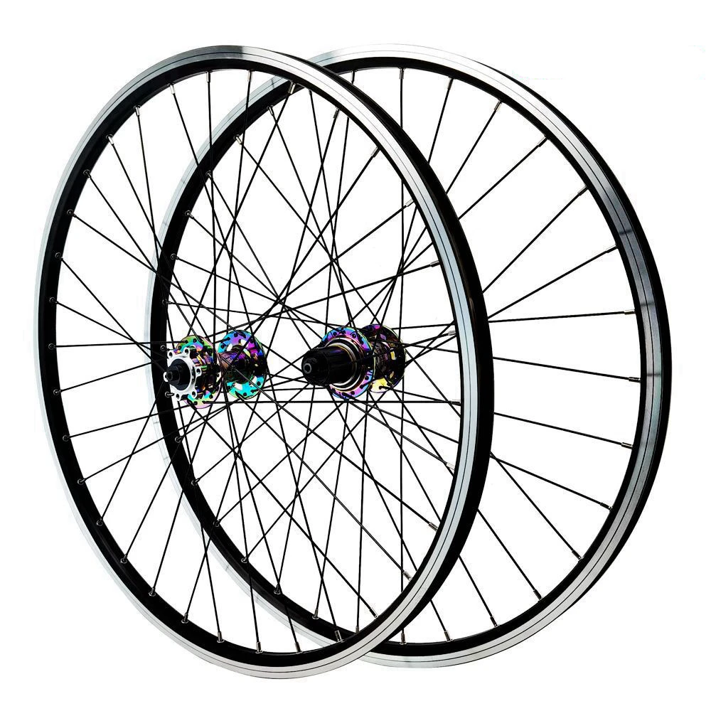 Pasak-MTB Wheelset with Bearing, Front 2 Rear, 4 Disc, V Brake, 32H, 8, 9, 10, 11, 12 Speed, HG, MS, XD Cassette, Quick Release