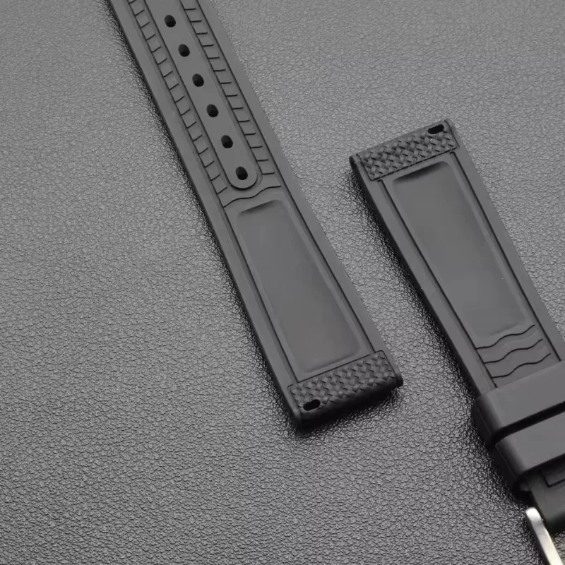 สายนาฬิกาฟลูออโรยาง FKM ขนาด 22 มม. แบบปลดเร็ว - สายรัดดำน้ำกันน้ำคุณภาพสูงสำหรับเปลี่ยนใส่กับนาฬิกา Seiko/Rolex Submarine