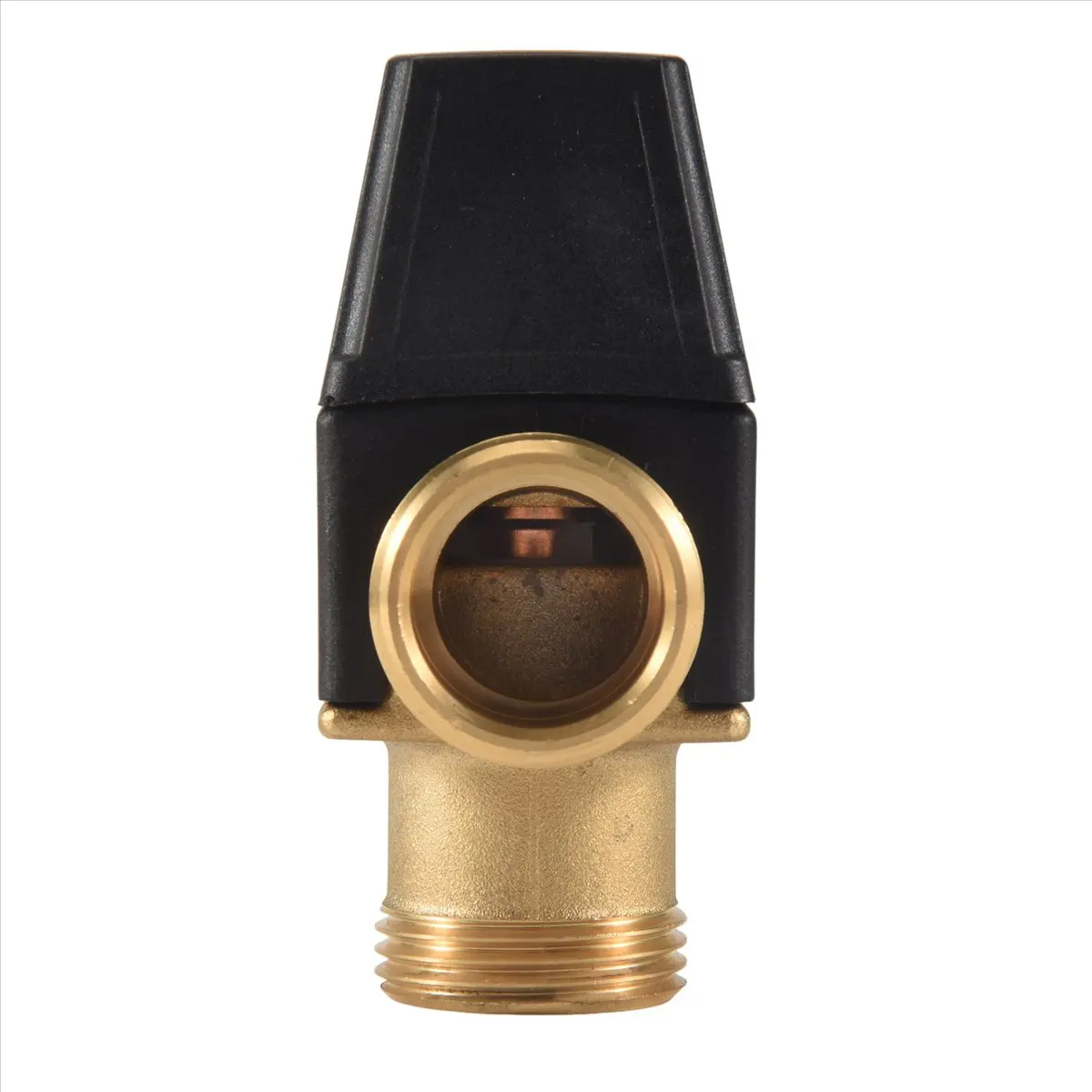 REST 1 Pcs 3 Way DN25 External Thread Brass Thermostatic Mixing Valve Solar Water Heater Thermostatic Valve