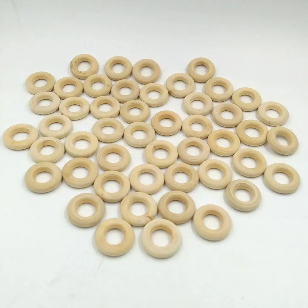 لوازم الحرف الخشبية ملحقات صنع المجوهرات الخشبية الطبيعية لمشاريع الألعاب الخشبية المبتكرة للأطفال