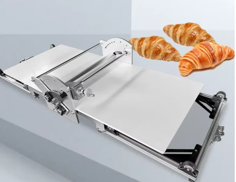 Electric Puff Pastry Machine Desktop   Small Folding Multi-layer Pastry Machine Horn-shaped Pastry Baking Equipment